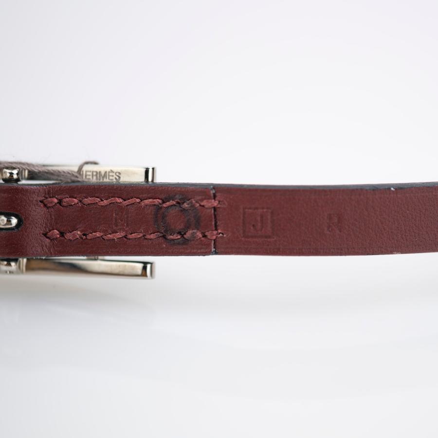 Api エルメス アピ3 HERMES Hapi3 レザーブレスレット □J刻印 2006年