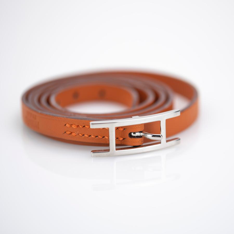 Api エルメス アピ3 HERMES Hapi3 レザーブレスレット □J刻印 2006年