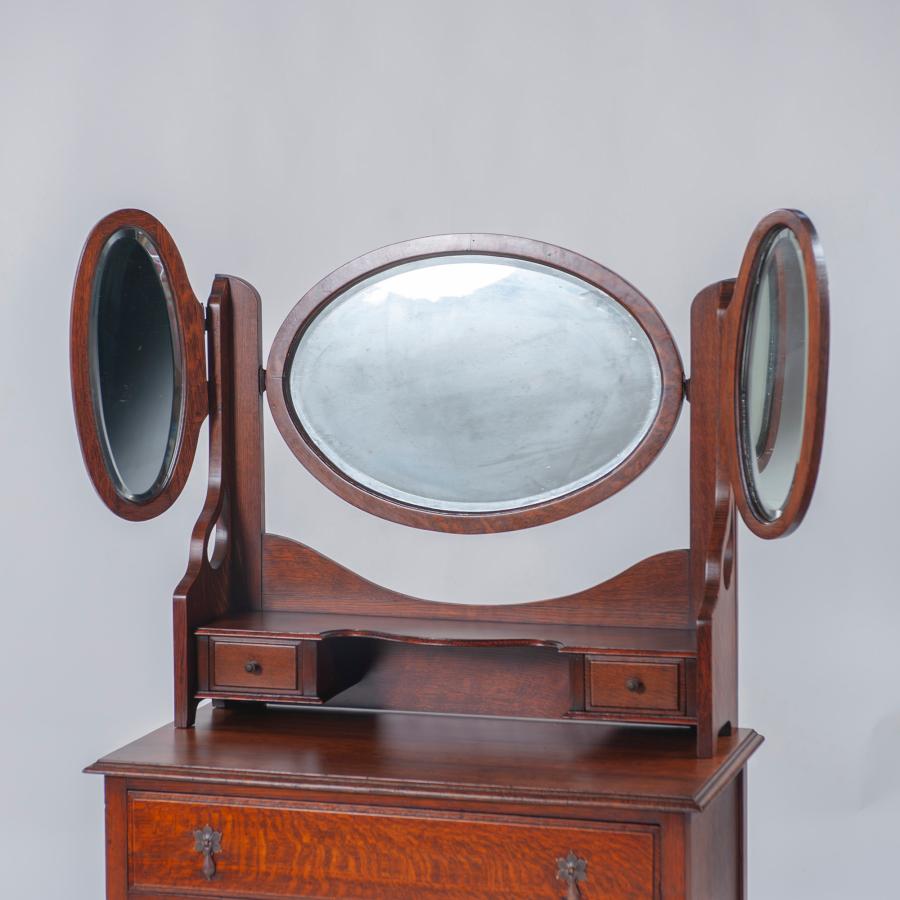 アンティーク　キャビネット　ドレッサー　ミラーバックサイドボード サイドボード 英国アンティーク 1930s ミラーバックサイドボード