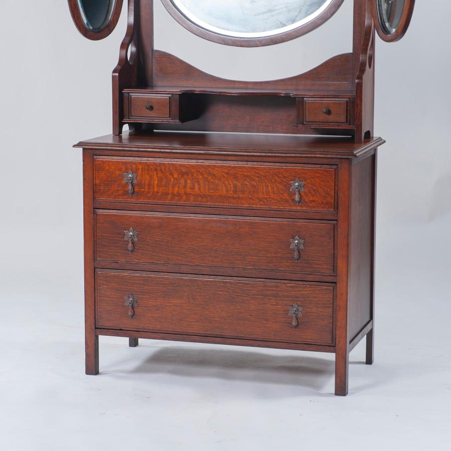 サイドボード 英国アンティーク 1930s ミラーバックサイドボード