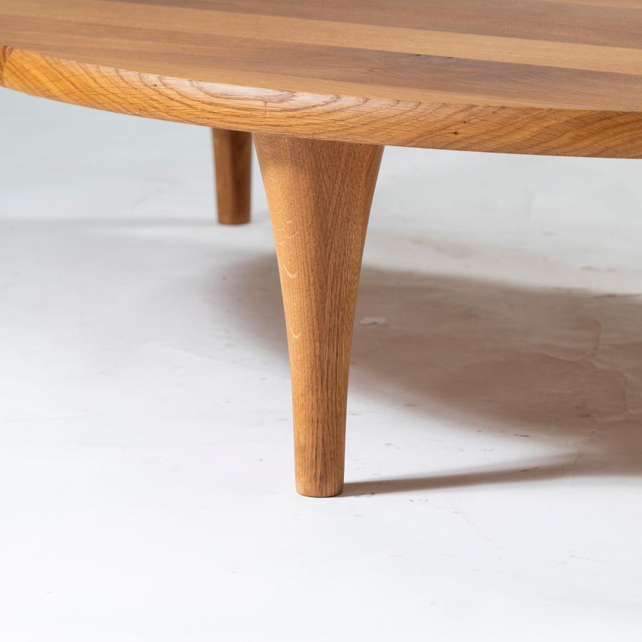 飛騨産業 センターテーブル 森のことば 半円形リビングテーブル w150