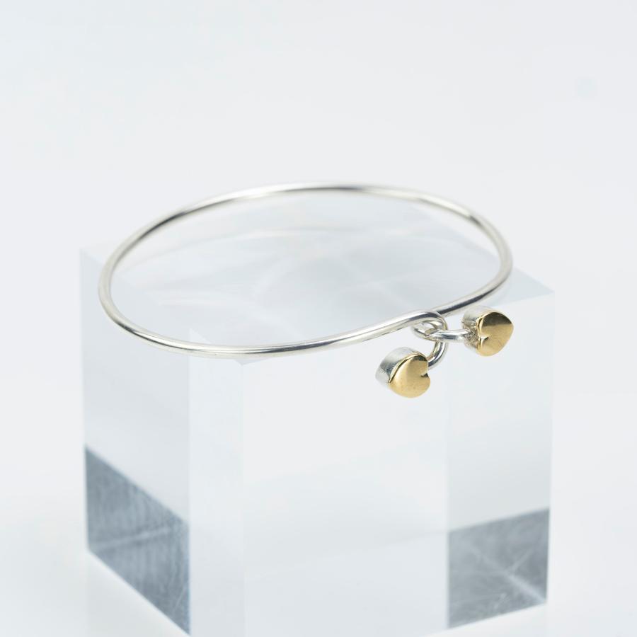 TIFFANY&Co.（ティファニー） ダブルハート バングル ブレスレット