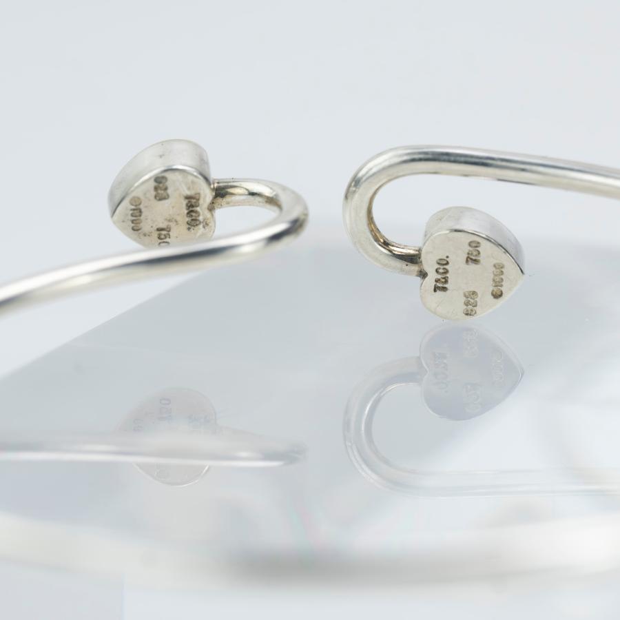 TIFFANY&CO ティファニー ダブル　ハート　k18 925 バングル TIFFANY&Co.（ティファニー） ダブルハート バングル ブレスレット