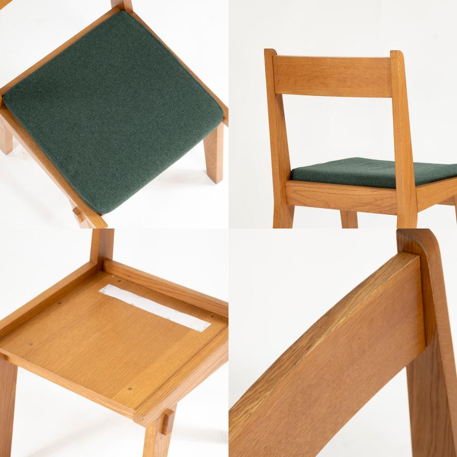 unico (廃盤品)CORSO オーク材 ダイニングチェア 1脚②