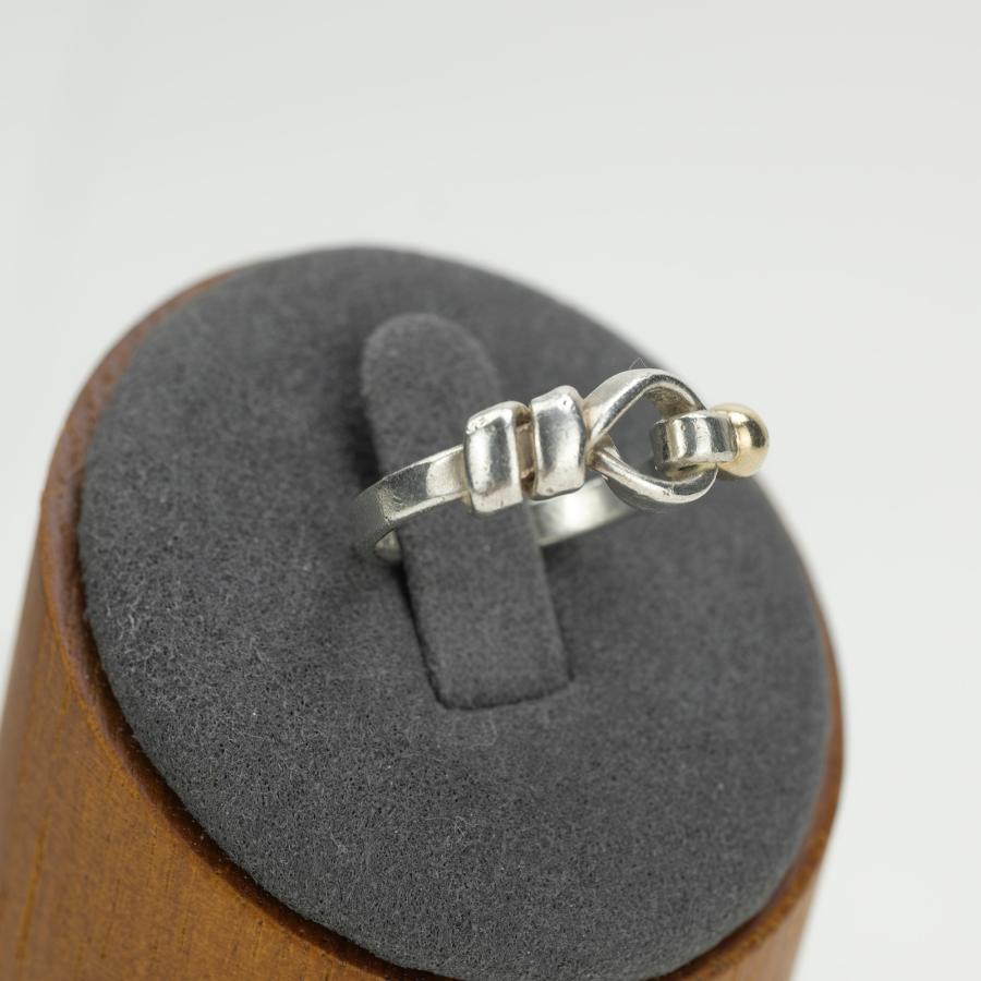 TIFFANY&Co.（ティファニー） フラットワイヤー ラブノット リング 8号