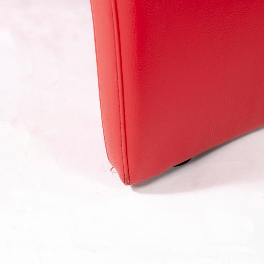 カリモク　一人掛けソファ カリモク家具 ソファ カリモク Karimoku UA4605 1Pソファ レッド