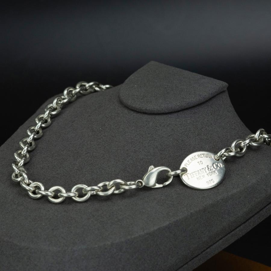 Tiffany & Co. 925シルバー ネックレス　チョーカー RETURN TO TIFFANY ティファニー TIFFANY＆Co. リターントゥ オーバル