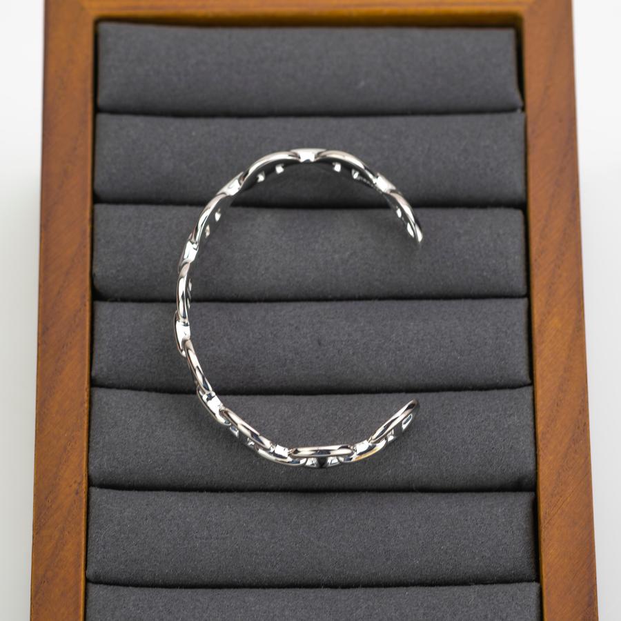 Hermes エルメス　シェーヌダンクル バングルSH シェーヌ・ダンクル エルメス HERMES オープンバングル アンシェネ