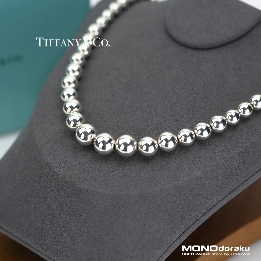 ティファニー ハードウェア ボール ネックレス AG925 シルバー 箱 保存袋 TIFFANY&Co. 美品☆TIFFANY&Co. ティファニー ハードウェア