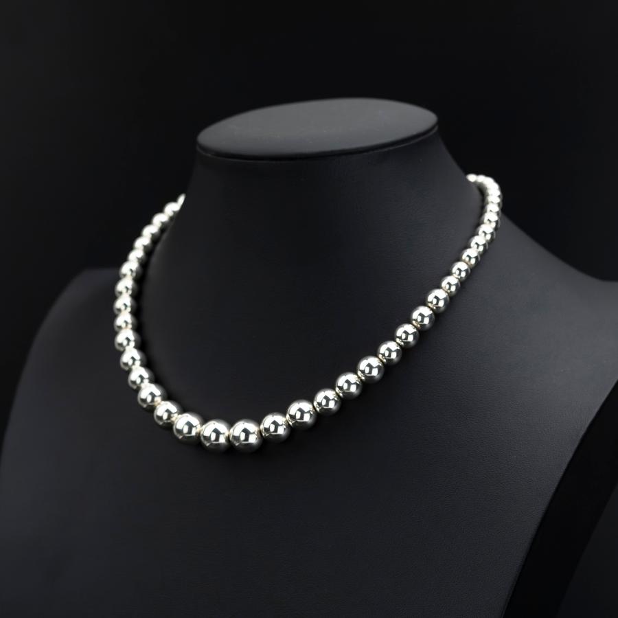 ティファニー ハードウェア ボール ネックレス AG925 シルバー 箱 保存袋 Tiffany HardWear ティファニー TIFFANY＆Co. ハードウェア