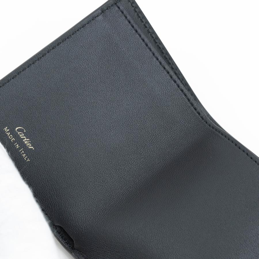 カルティエ Cartier パンテール ドゥ カルティエ 三つ折り財布 チェリーレッド カーフスキン ゴールド金具 ラグジュアリーウォレット 【美品・箱付】 PANTHERE DE CARTIER カルティエ Cartier パンテール ドゥ 三つ折り