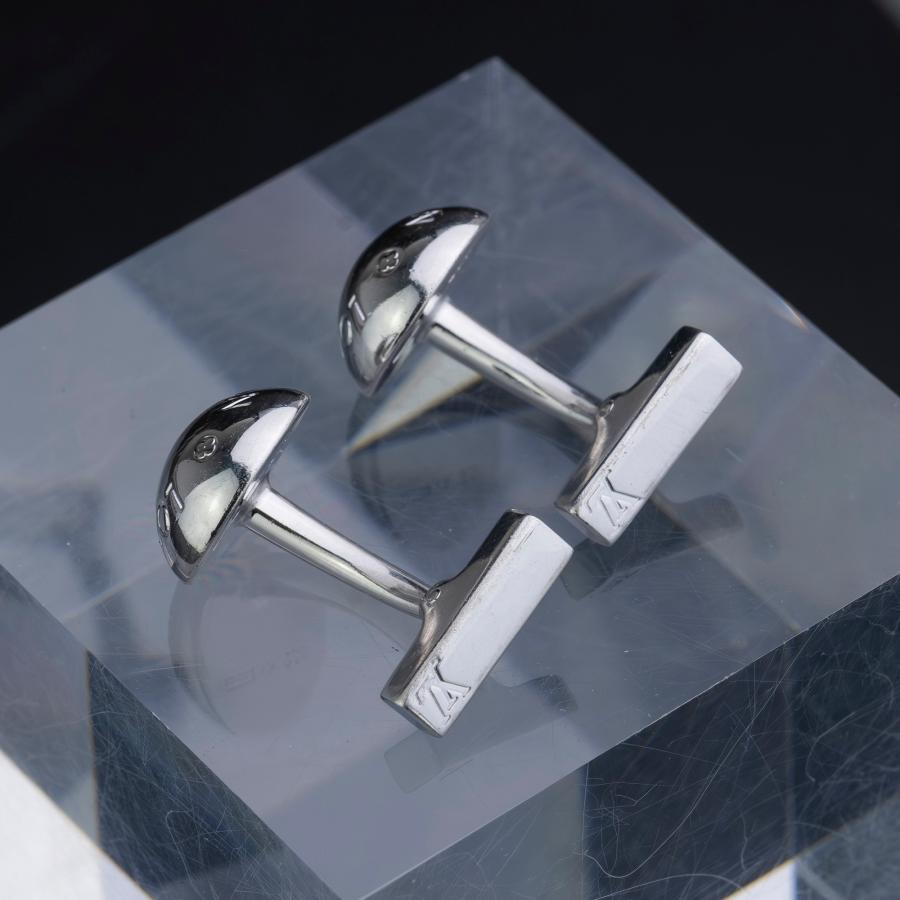 ルイヴィトンM30986ブトン ドゥ マンシェットクルーカフス　シルバー LOUIS VUITTON（ルイ・ヴィトン） ブトン・ドゥ・マンシェット M30986