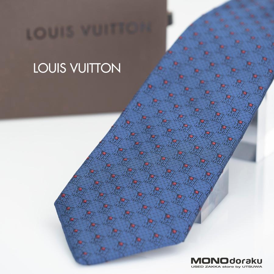 LOUIS VUITTON（ルイ・ヴィトン） ネクタイ シルク100％ ブルー系