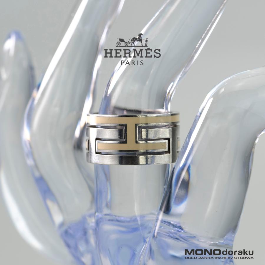 HERMES（エルメス） ムーブアッシュ リング #51 約11号 ベージュ