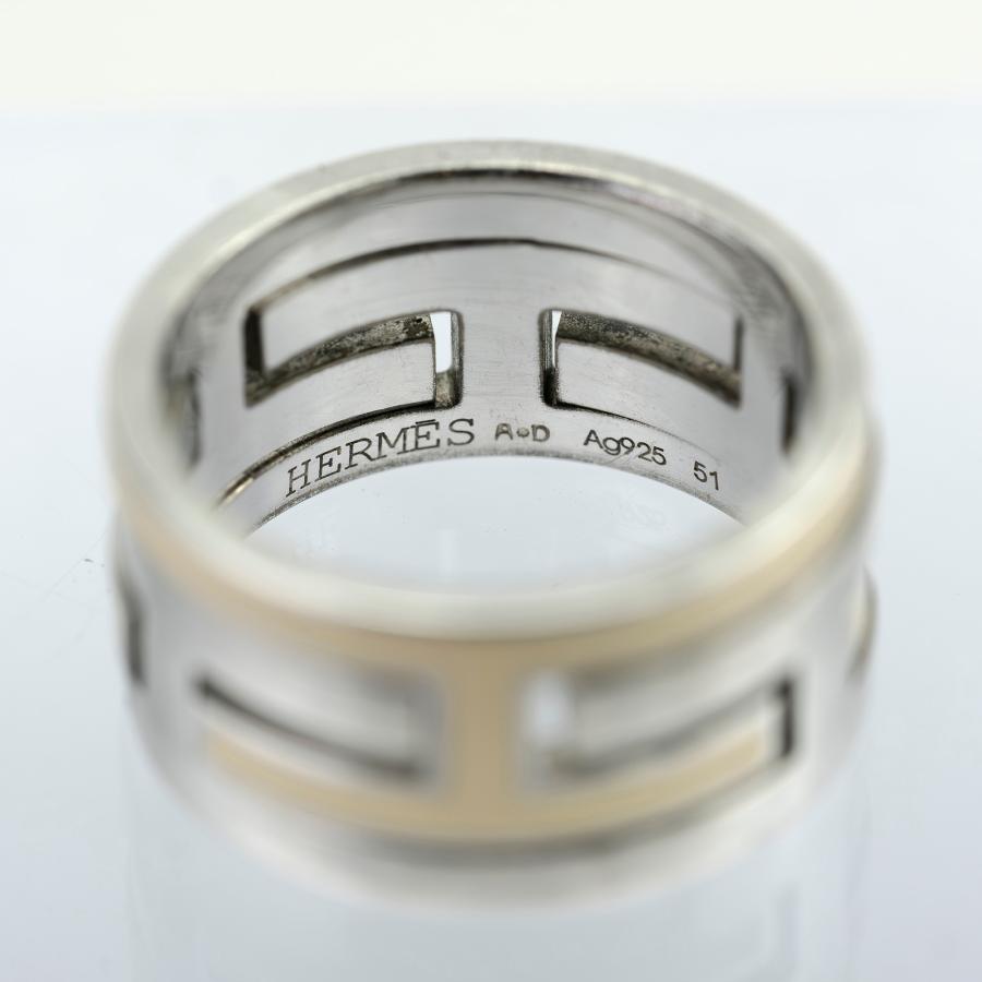 HERMES（エルメス） ムーブアッシュ リング #51 約11号 ベージュ