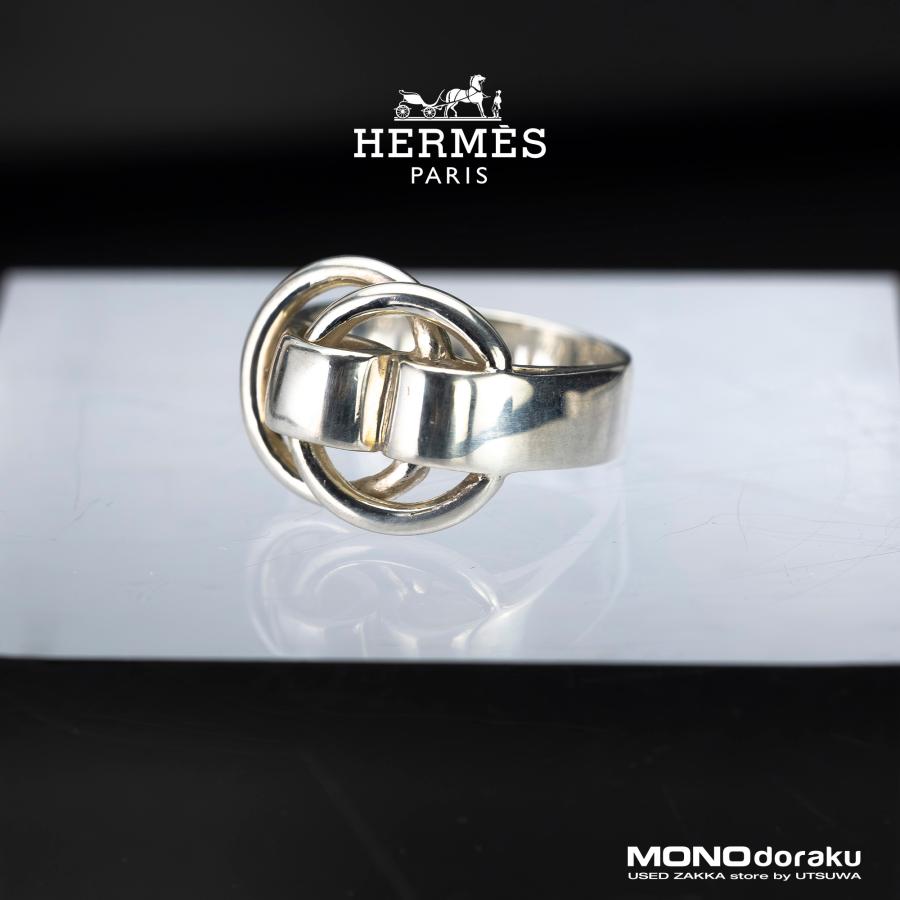 HERMES（エルメス） ドゥザノー リング 7号〜8号相当 シルバー925 Deux