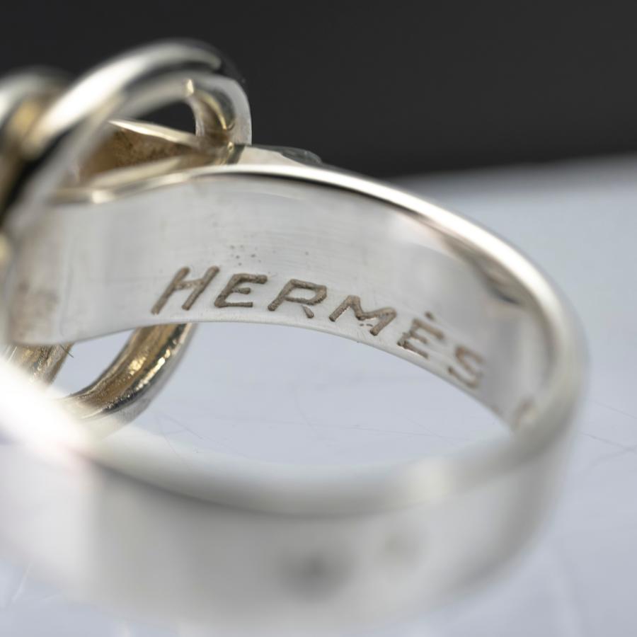 HERMES（エルメス） ドゥザノー リング 7号〜8号相当 シルバー925 Deux