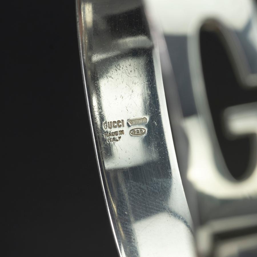 GUCCI（グッチ） カットアウトG バングル シルバー925 ブレスレット