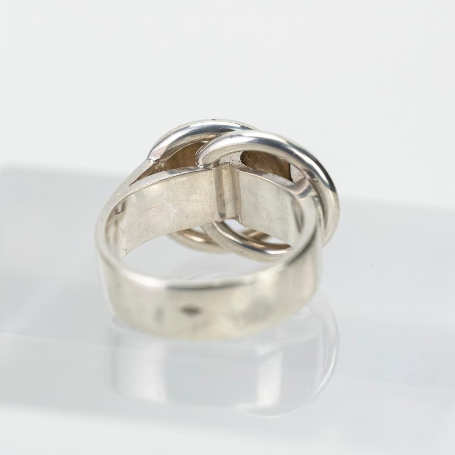 HERMES（エルメス） ドゥザノー リング 8号 シルバー925 Deux Anneaux