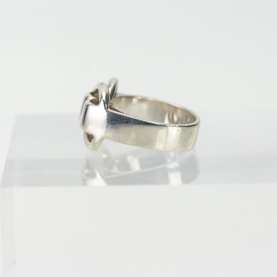 HERMES（エルメス） ドゥザノー リング 8号 シルバー925 Deux Anneaux