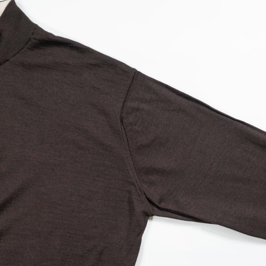 Aquascutum（アクアスキュータム） ジップポロ シルク混 ニット