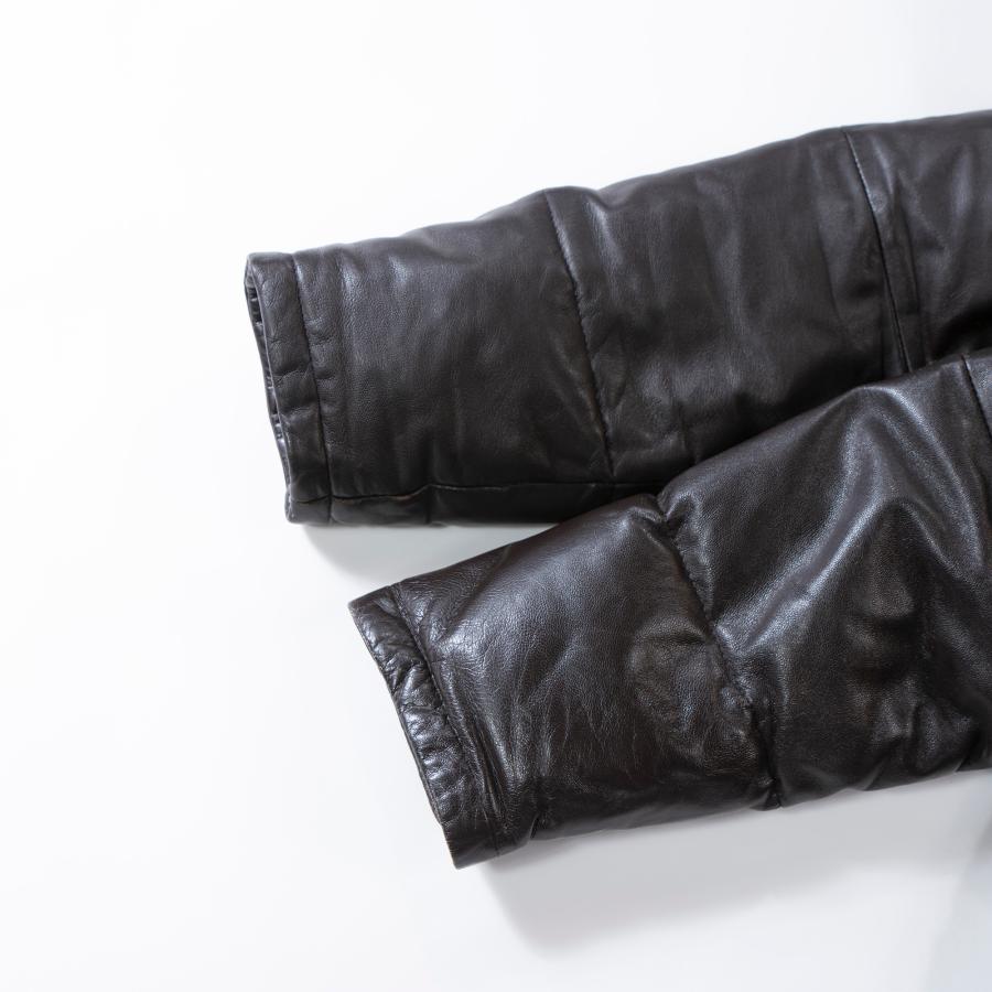 PS Paul Smith ポールスミス レザーダウンジャケット 羊革 本革 シープ
