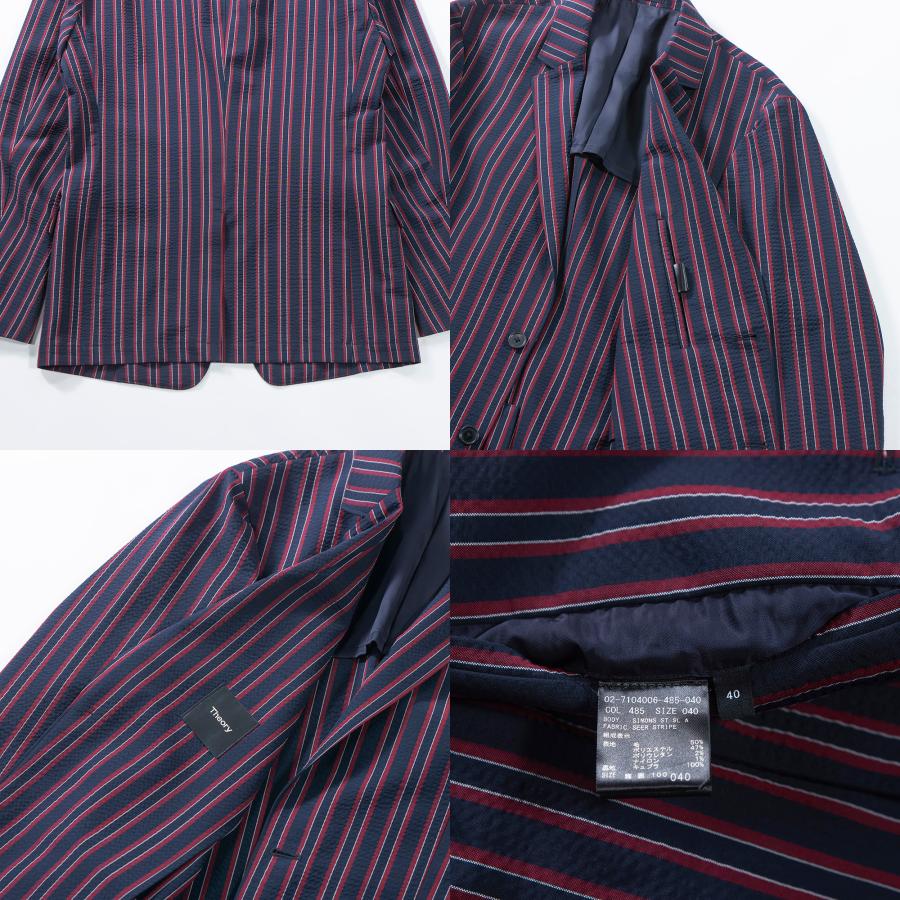 theory（セオリー） マルチストライプ スーツセットアップ シア