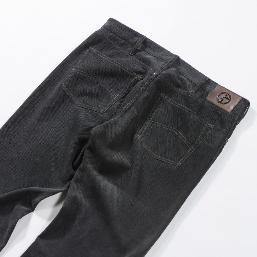 GIORGIO ARMANI アルマーニ コーデュロイワイドパンツ 38 ブラック
