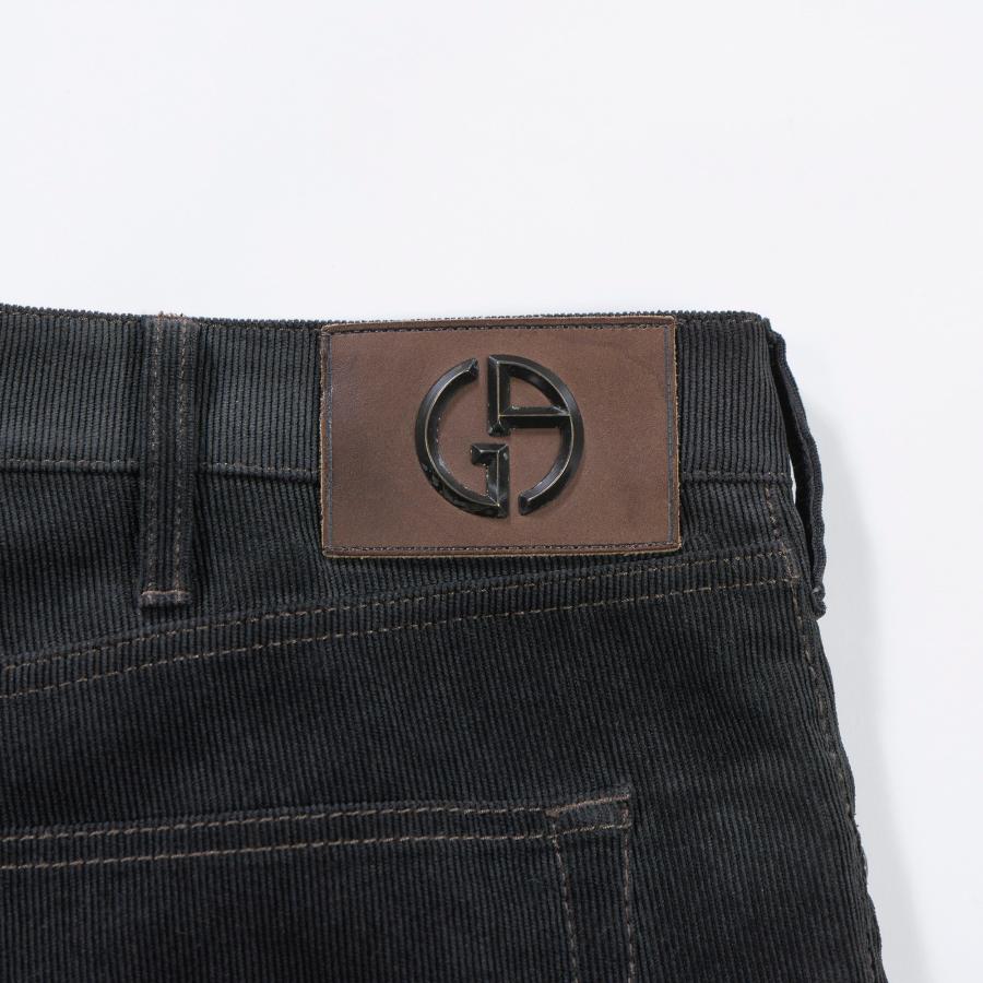 GIORGIO ARMANI アルマーニ コーデュロイワイドパンツ 38 ブラック