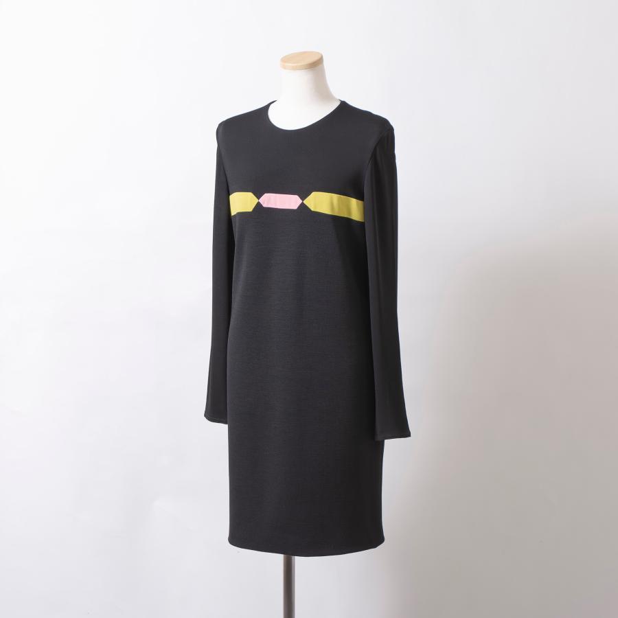 GIANNI VERSACE ヴェルサーチ COUTURE ニットワンピース 幾何学 