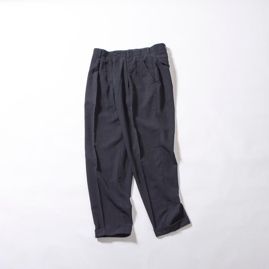 コムデギャルソン オム プリュス COMME des GARCONS HOMME PLUS AD1993 トラウザー ブラック 2タック センタープレス M メンズ 川久保玲 日本製 90s アーカイブ パンツ USED COMME des GARCONS HOMME PLUS コムデギャルソン オム プリュス AD1993