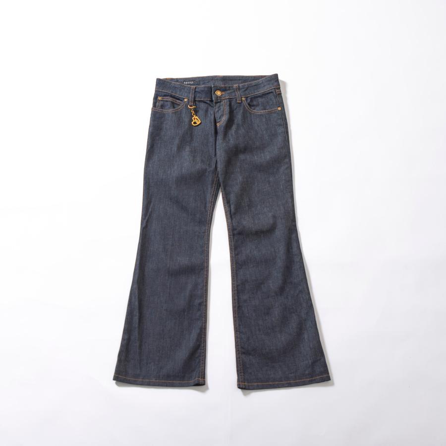 GUCCI（グッチ） GUCCI 5ポケット フレアデニム ハートチャーム付き 38 