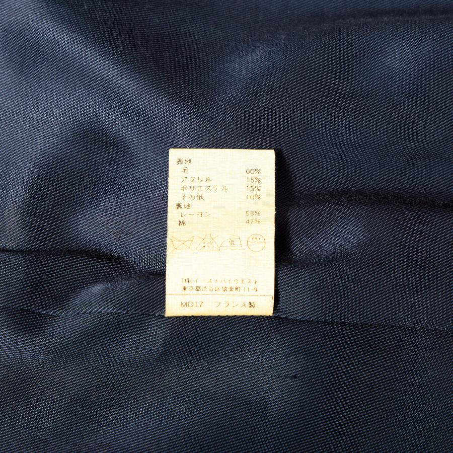 アーペーセー A.P.C. ロングコート スタンドカラー ブラウン系 S レディース フランス製 アウター コート ミニマル ヘリンボーン チェック_12