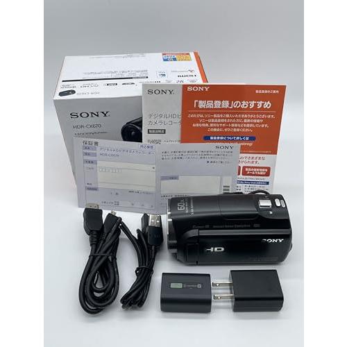 SONY HDビデオカメラ Handycam HDR-CX670 ブラック 光学30倍 HDR-CX670-B｜monoeliq｜02