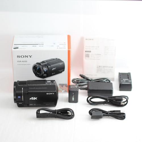 SONY 4Kビデオカメラ Handycam FDR-AX30 ブラック 光学10倍 FDR-AX30-B｜monoeliq｜02