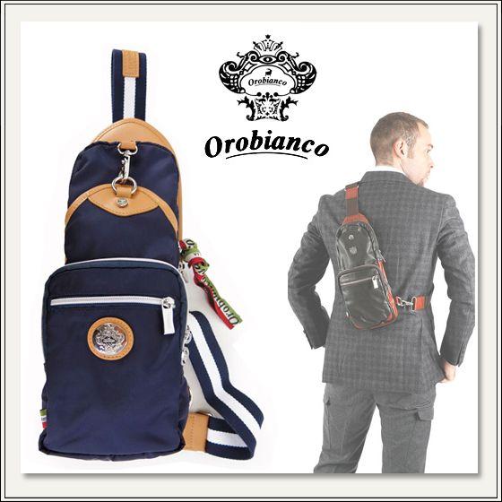 オロビアンコ ボディバッグ ネイビー SOLO ボディバッグ （NAVY