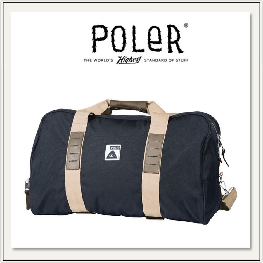 POLeR(ポーラー) CARRY ON DUFFEL(キャリーオンダッフルバッグ) BLACK(ブラック/黒色) [ボストン/旅行カバン