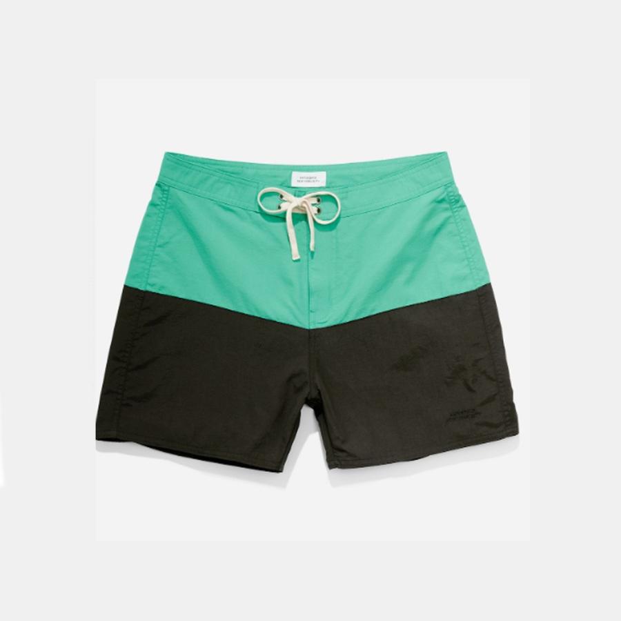 SATURDAYS SURF(サタデーズサーフ) ENNIS BOARDSHORTS(ボードショーツ)[GREEN/BLACK(グリーン/ブラック)][緑/黒色][水着/海水パンツ/短パン][メンズ/男性用]｜monofactory