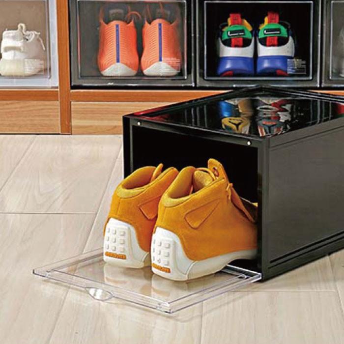 新品本物 シューズラック シューズボックス スニーカー 靴 収納ケース 棚 箱 保管 保存 薄型 スリム ラック アイデア l シューズケース Kd 6個セット 002a 086 モノギャラリー 通販 Yahoo ショッピング 最安値に挑戦 Lespakigali Com