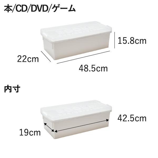 伊勢藤 本収納ケース クローゼット 収納ボックス クリアケース 漫画