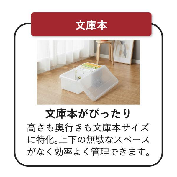 伊勢藤 文庫本ケース 収納ボックス 文庫本整理 ラノベ ハガキ 年賀状