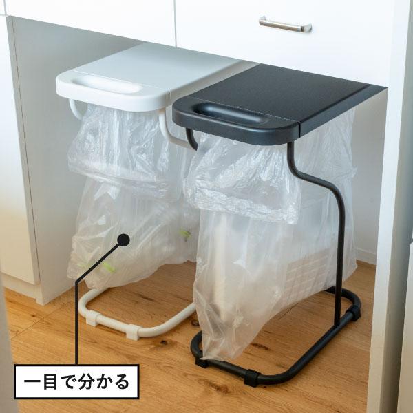 fillete ゴミ箱 ゴミ袋ホルダー 45リットル 蓋付き おしゃれ 45L