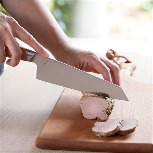 kasane 文化包丁 165mm 包丁 ほうちょう スミカマ カサネ 重ね 天然木 山桜 ヤマザクラ おしゃれ ステンレス 軽い 万能包丁 ギフト 日本製