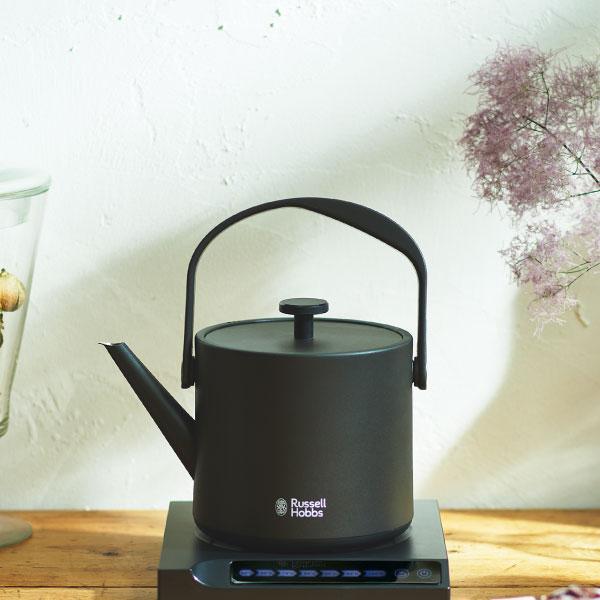 Russell Hobbs ブラック 電気ケトル 約600ml RUSSELL HOBBS Russell Hobbs 電気ケトル 600ml 温度調節付き