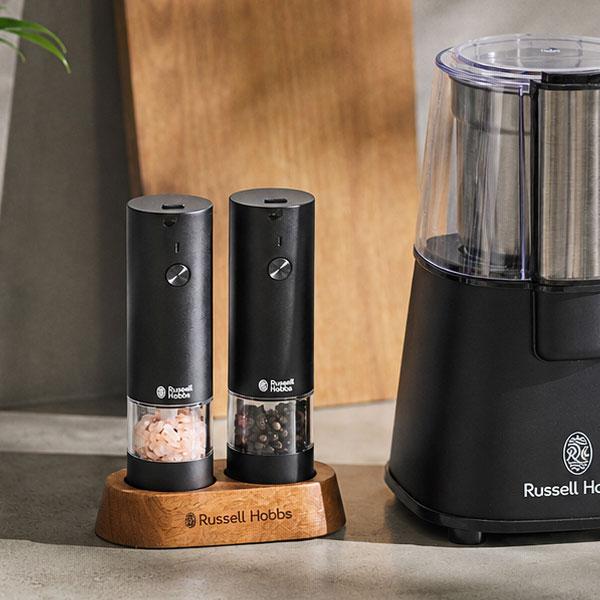RUSSELL HOBBS（ラッセルホブス） 電動ミル おしゃれ ペッパー 塩 胡椒