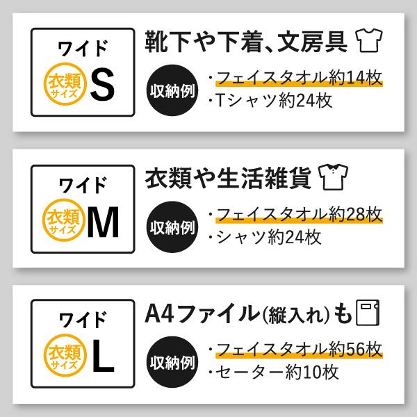 収納ボックス 衣装ケース 収納ケース おしゃれ コンテナボックス チェスト 押入れ収納 クローゼット収納 RISU リス スタックシステムケース ワイド L 4個セット_8