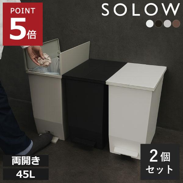 RISU（リス） ゴミ箱 45リットル おしゃれ 分別 キッチン スリム