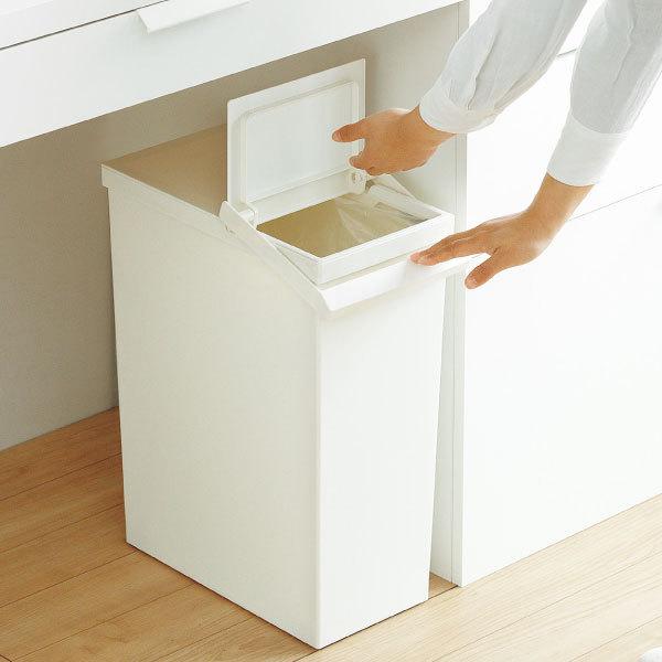 ゴミ箱 おしゃれ キッチン 分別 ふた付き スリム 収納 30リットル 幅20cm ダストボックス リビング インテリア雑貨 北欧 リス TOSTE トステ レバーオープン 30L|monogallery|04