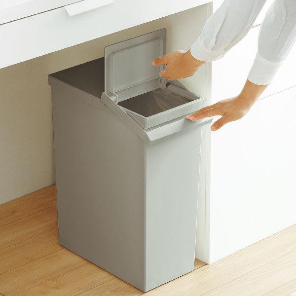 ゴミ箱 おしゃれ キッチン 分別 ふた付き スリム 収納 30リットル 幅20cm ダストボックス リビング インテリア雑貨 北欧 リス TOSTE トステ レバーオープン 30L|monogallery|05