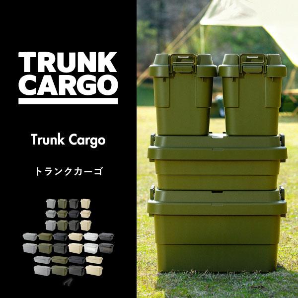 収納ボックス フタ付き コンテナボックス 衣装ケース おしゃれ アウトドア 収納ケース 屋外 蓋付き 大型 18L トランクカーゴ TC-30S LOW + TO-RAIL 3個セットの画像
